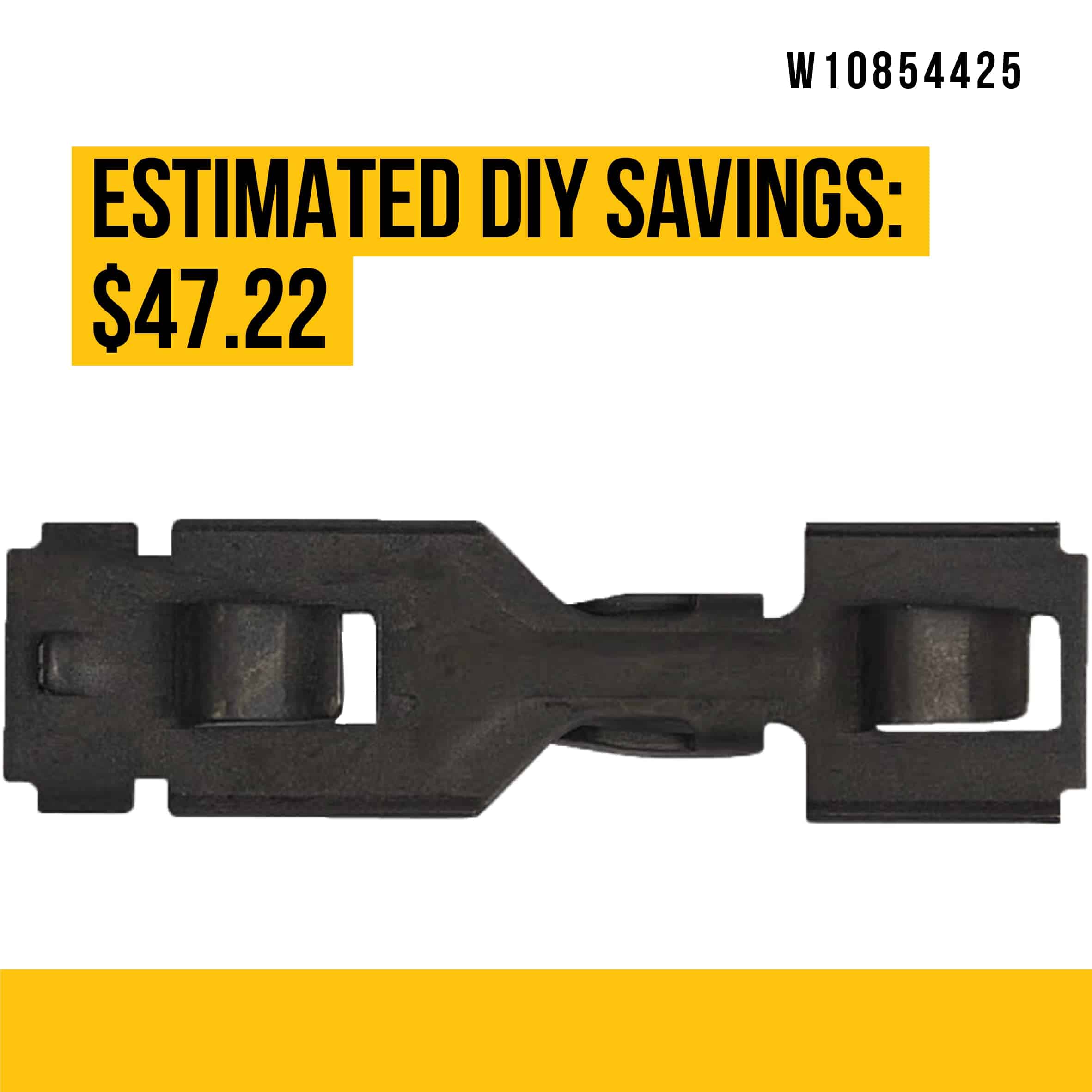 Clip de panel frontal mejorado W10854425 - Compatible con - Imagen 5