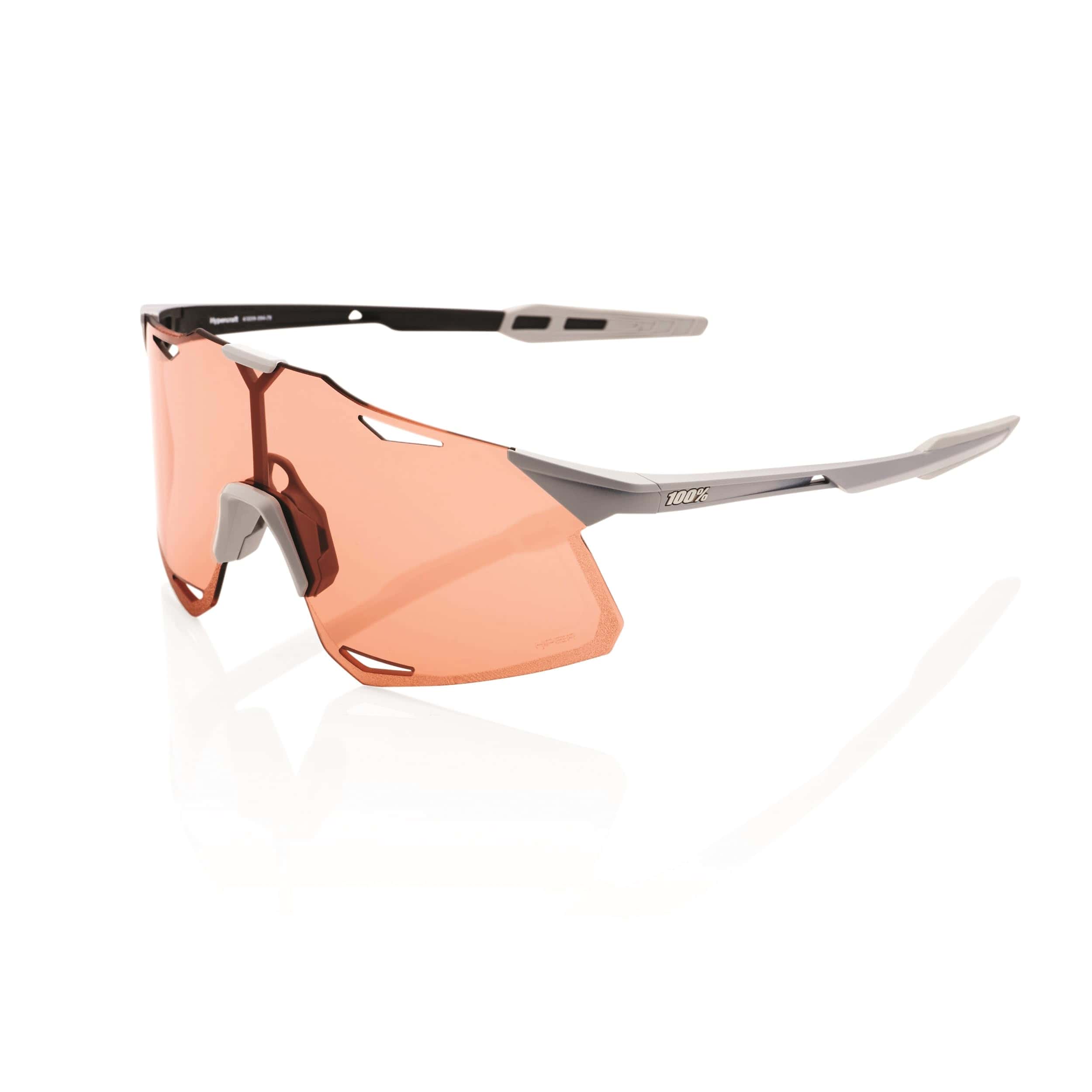 Lentes deportivos sin marco 100% HYPERCRAFT (Gris Piedra