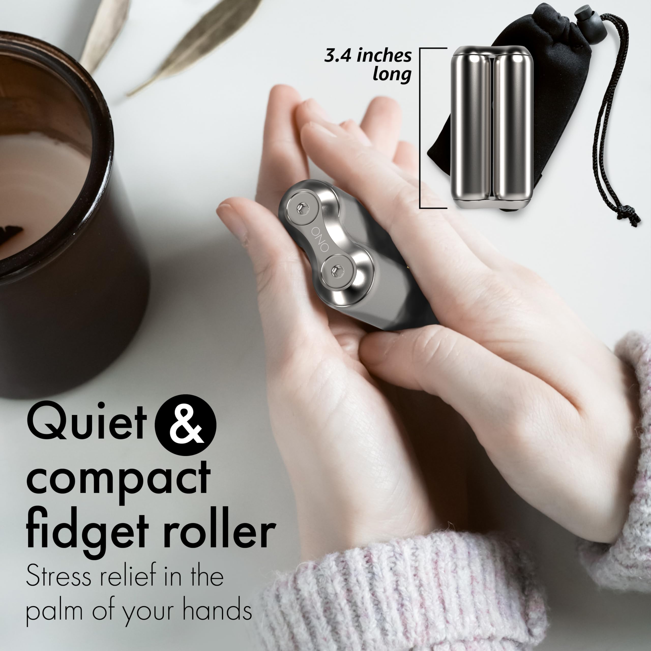 ONO Roller - Juguete de mano antiestrés para adultos | - Imagen 3