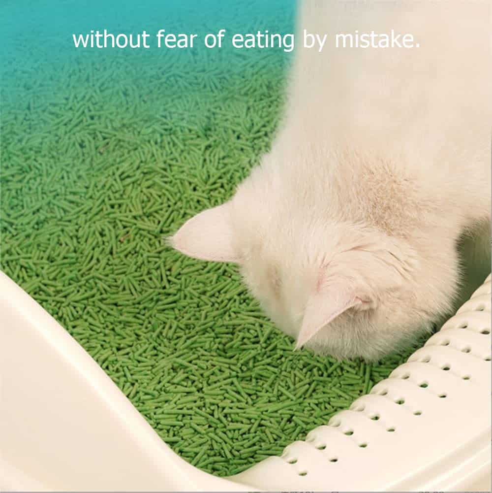 Arena de gato comestible de tofu soluble en agua - Arena de - Imagen 10