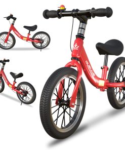 Bicicleta de Equilibrio de 14/16 Pulgadas -Rojo