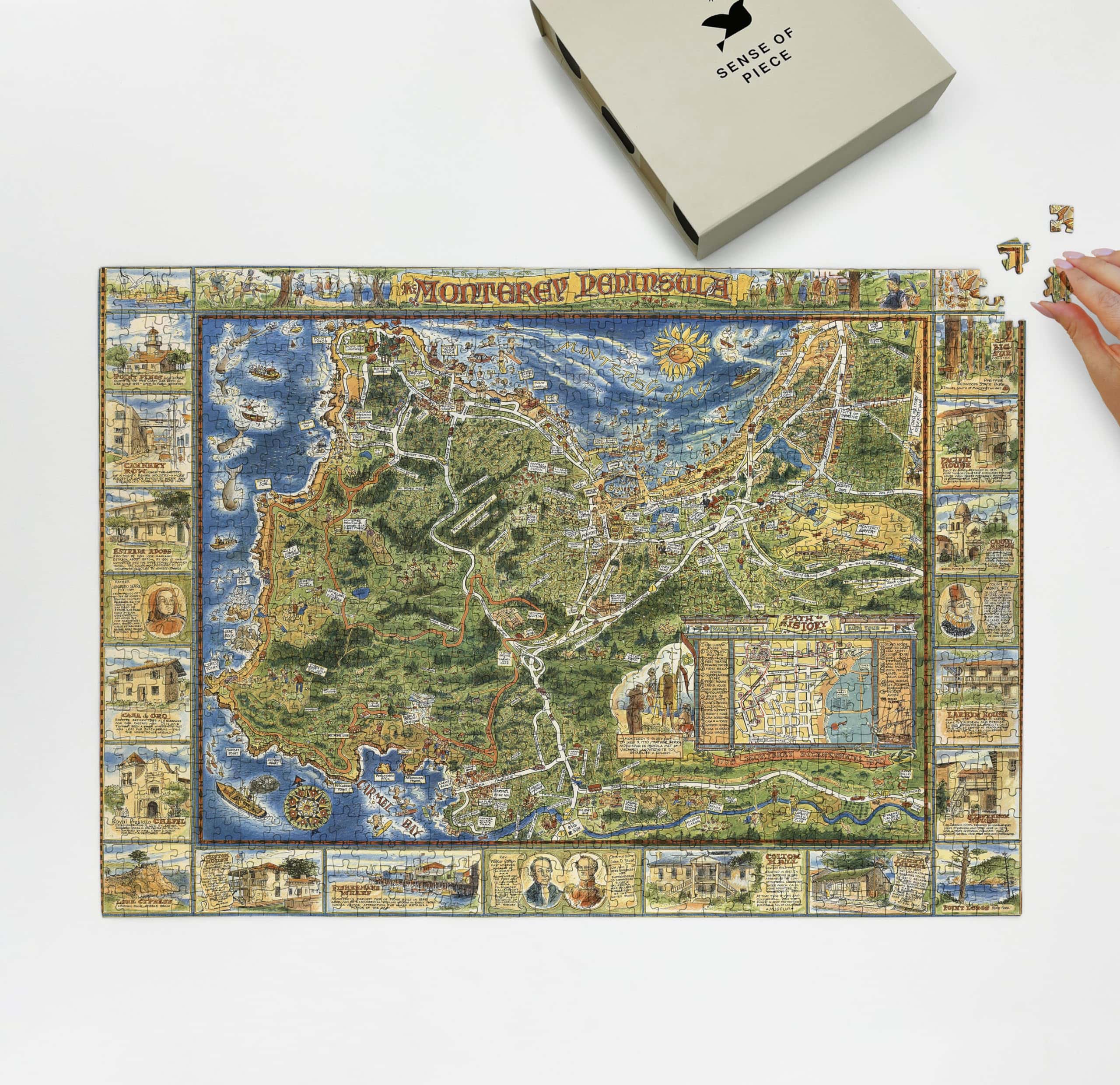 Rompecabezas de 1000 Piezas para Adultos | 1970 | Península - Imagen 3