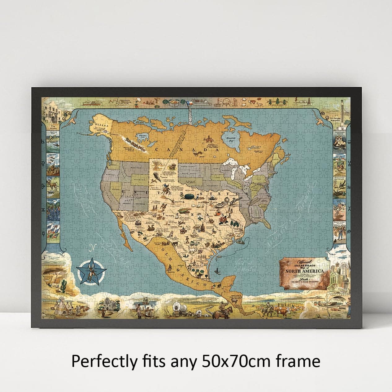 Rompecabezas para Adultos de 1000 Piezas | 1948 | Mapa - Imagen 4