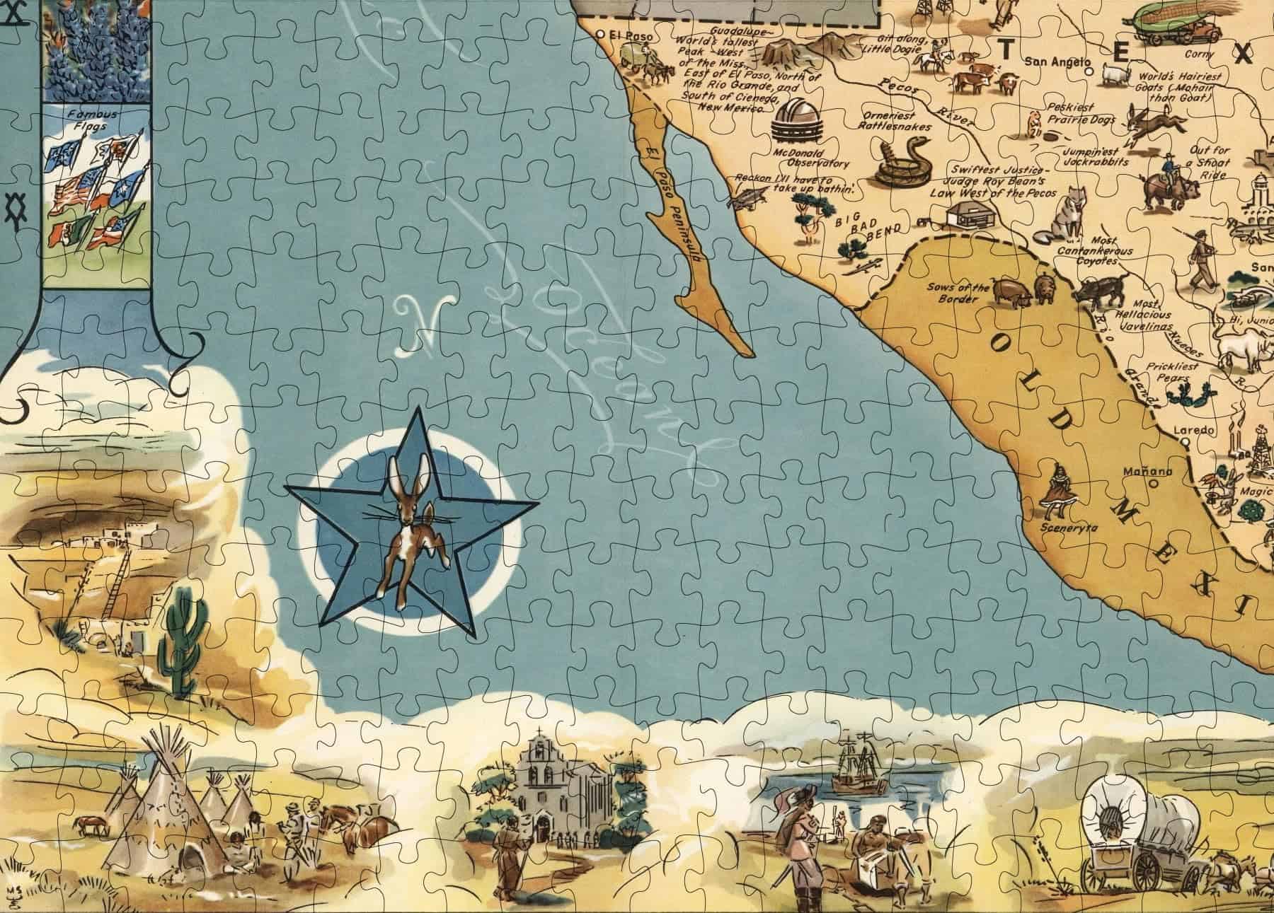 Rompecabezas para Adultos de 1000 Piezas | 1948 | Mapa - Imagen 7