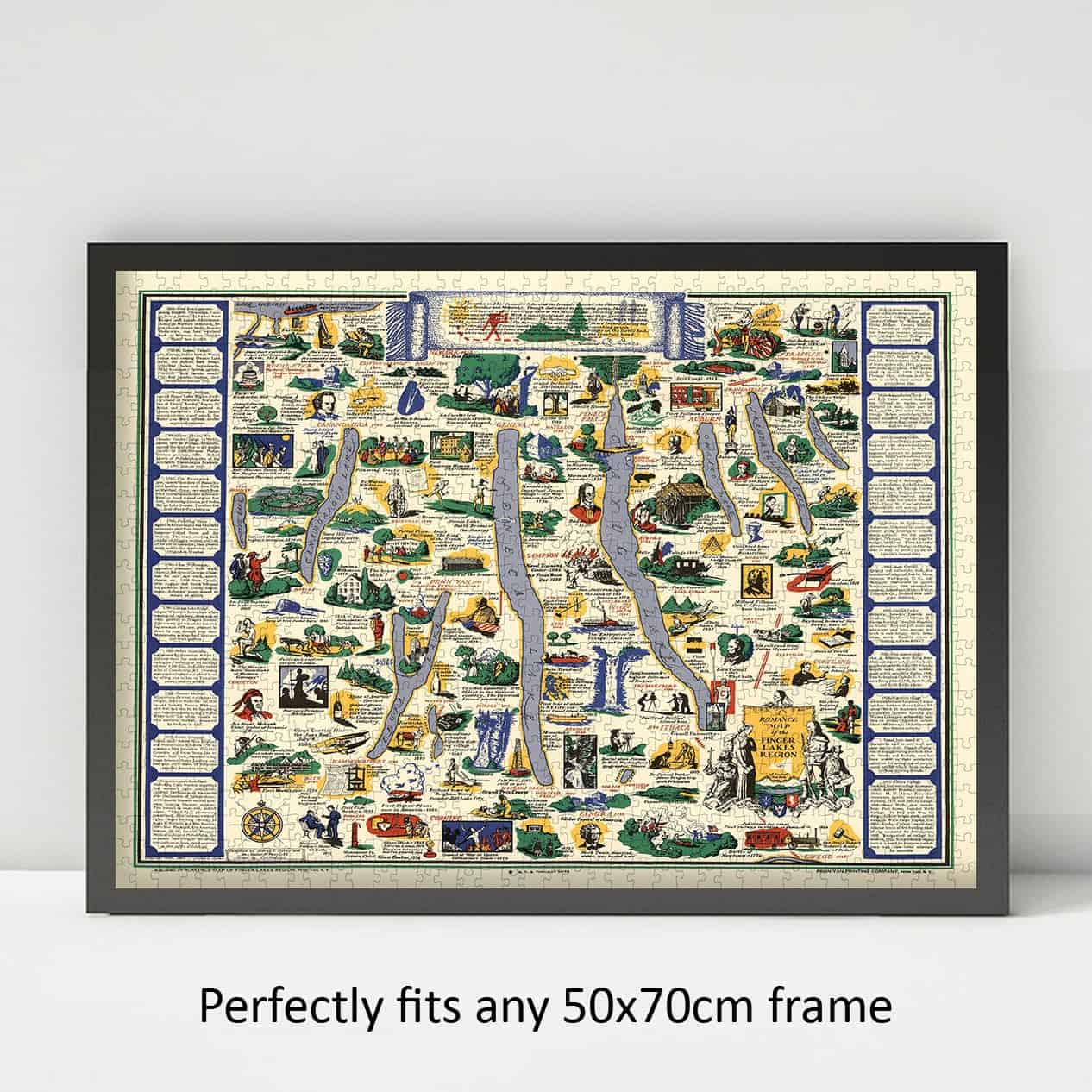 Rompecabezas Finger Lakes de 1000 piezas para adultos | - Imagen 4