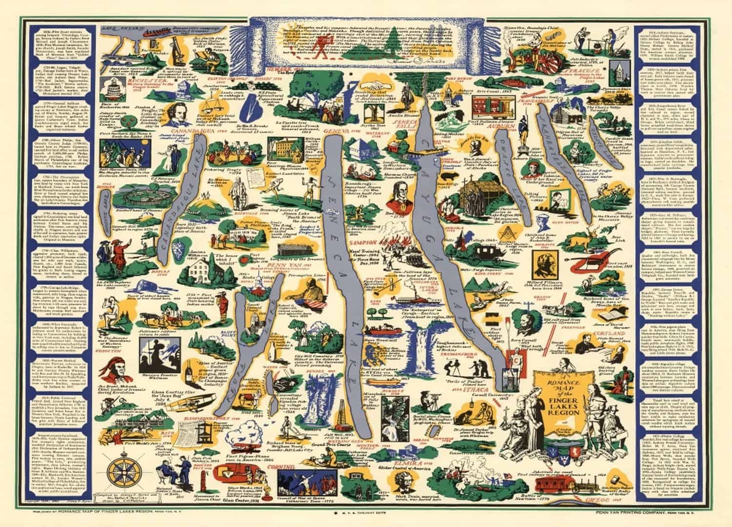 Rompecabezas Finger Lakes de 1000 piezas para adultos |