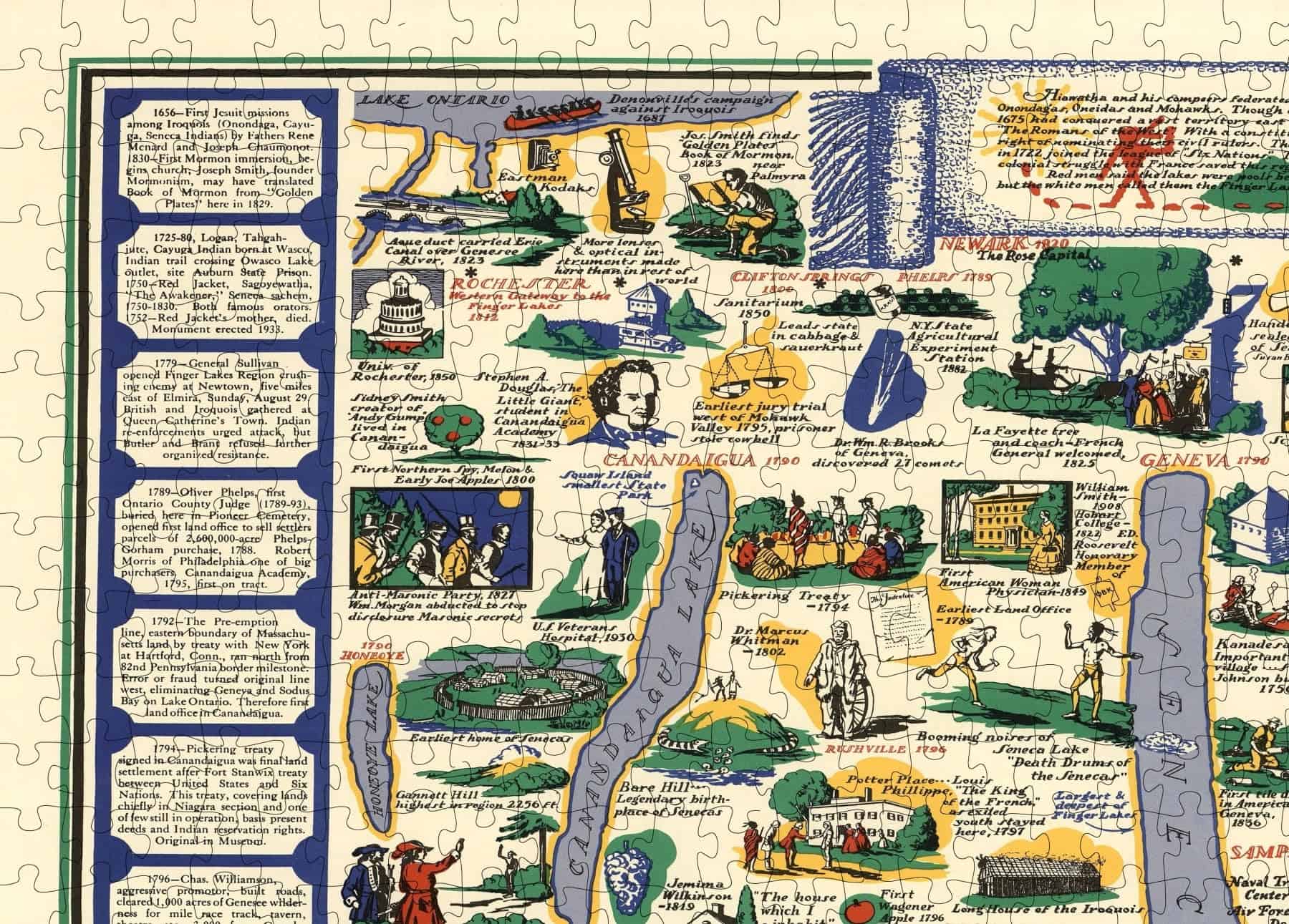 Rompecabezas Finger Lakes de 1000 piezas para adultos | - Imagen 5