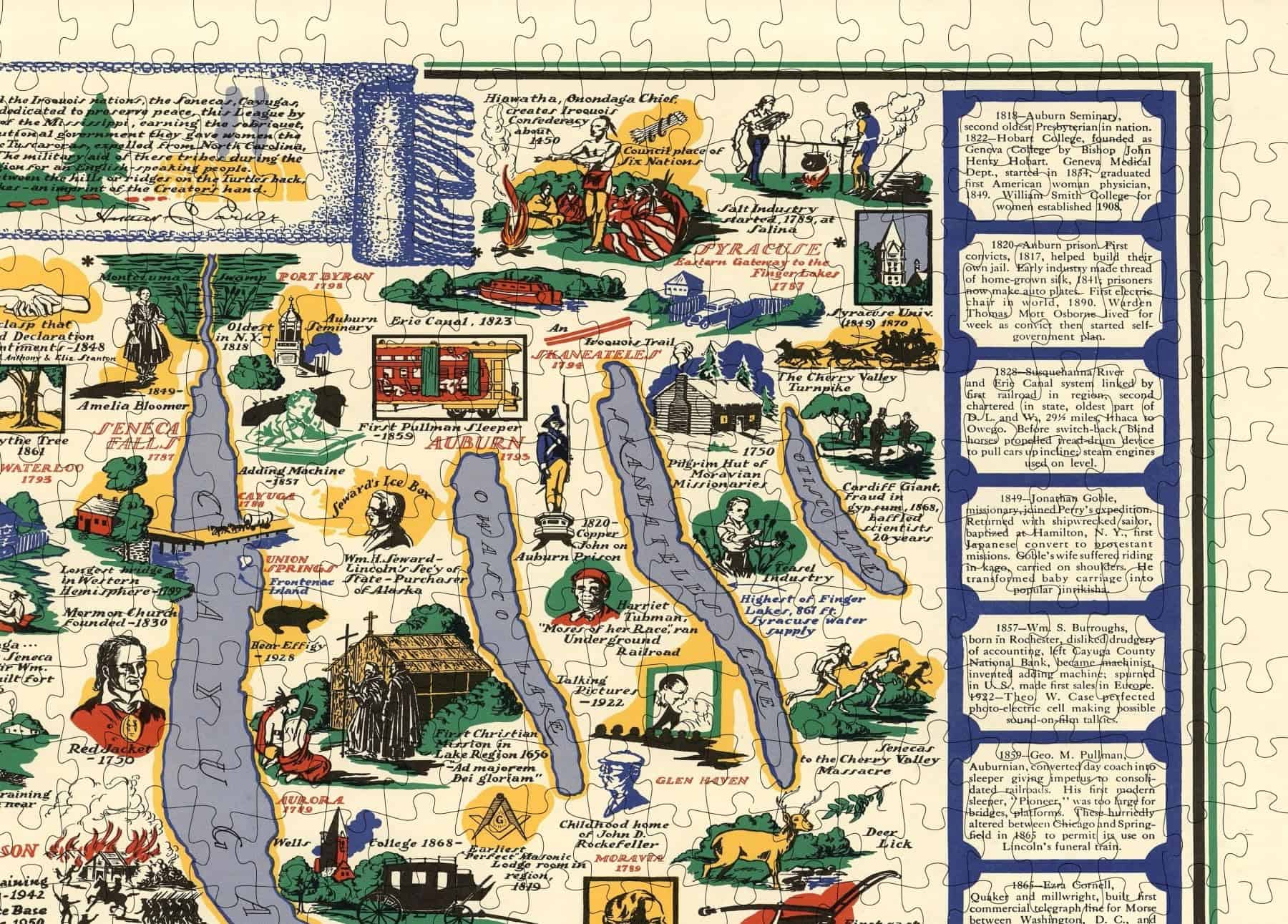 Rompecabezas Finger Lakes de 1000 piezas para adultos | - Imagen 6