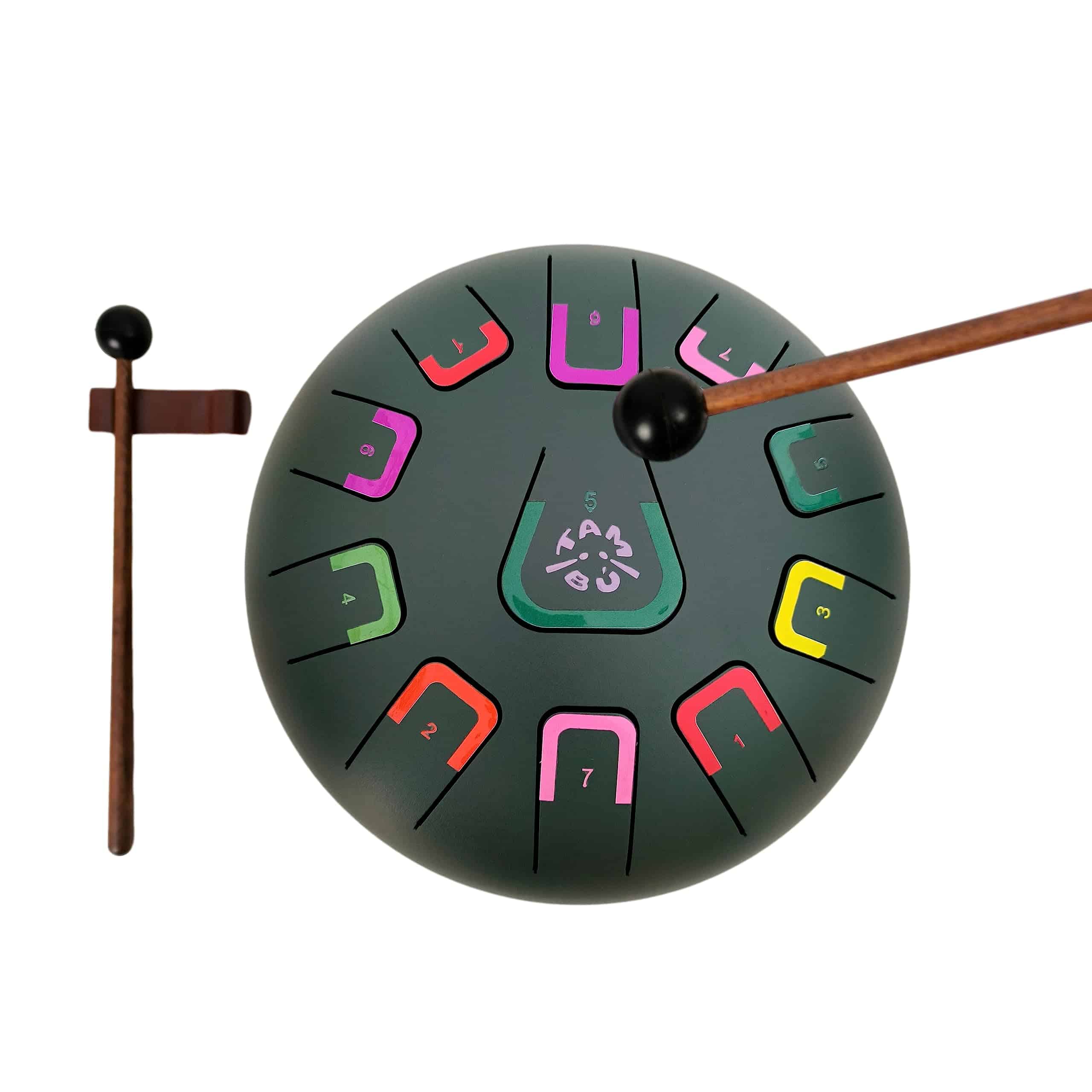 TAMB Steel Tongue Drum en Sol Mayor. Instrumento de - Imagen 4
