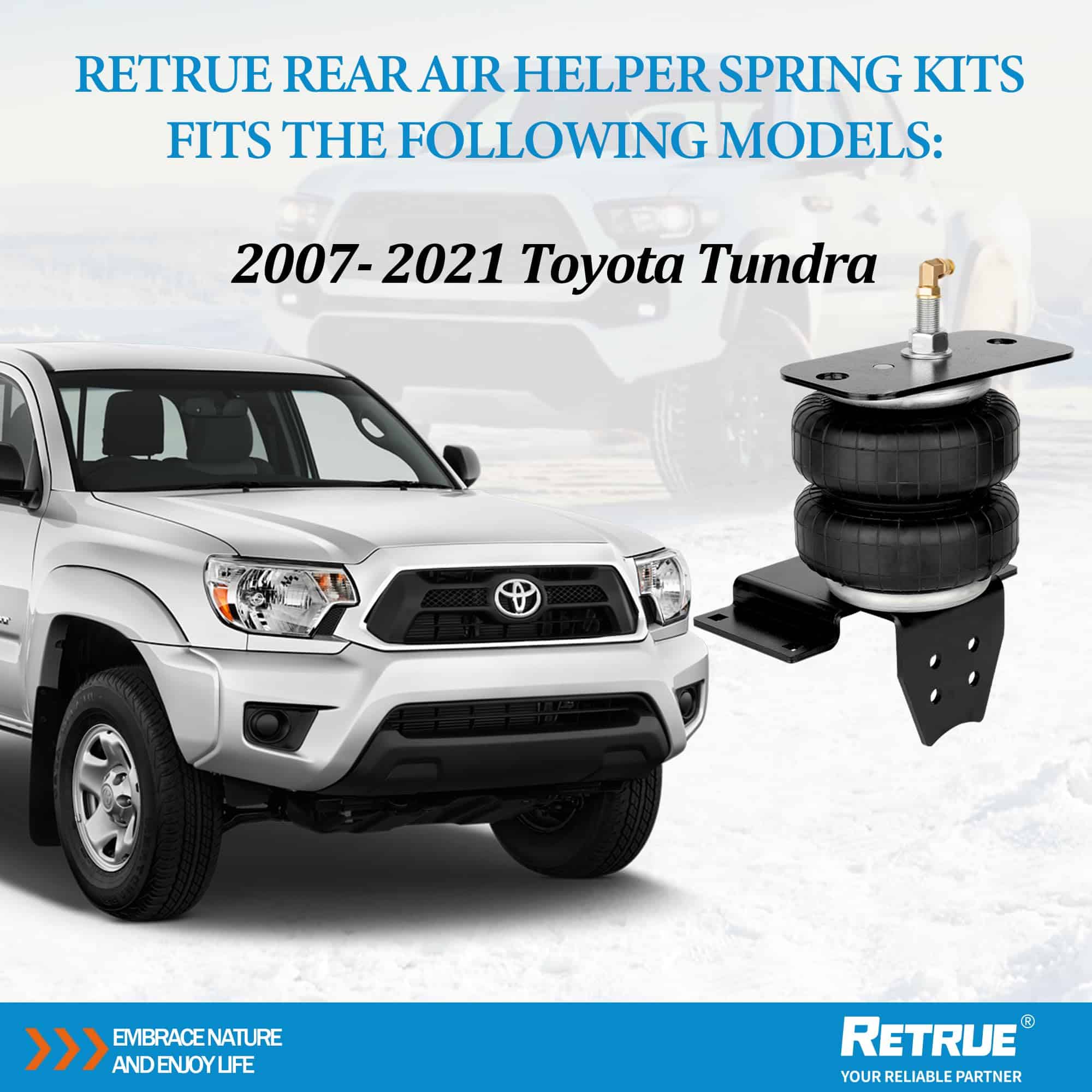 Kit de Suspensión de Bolsa de Aire RETRUE para Toyota - Imagen 6