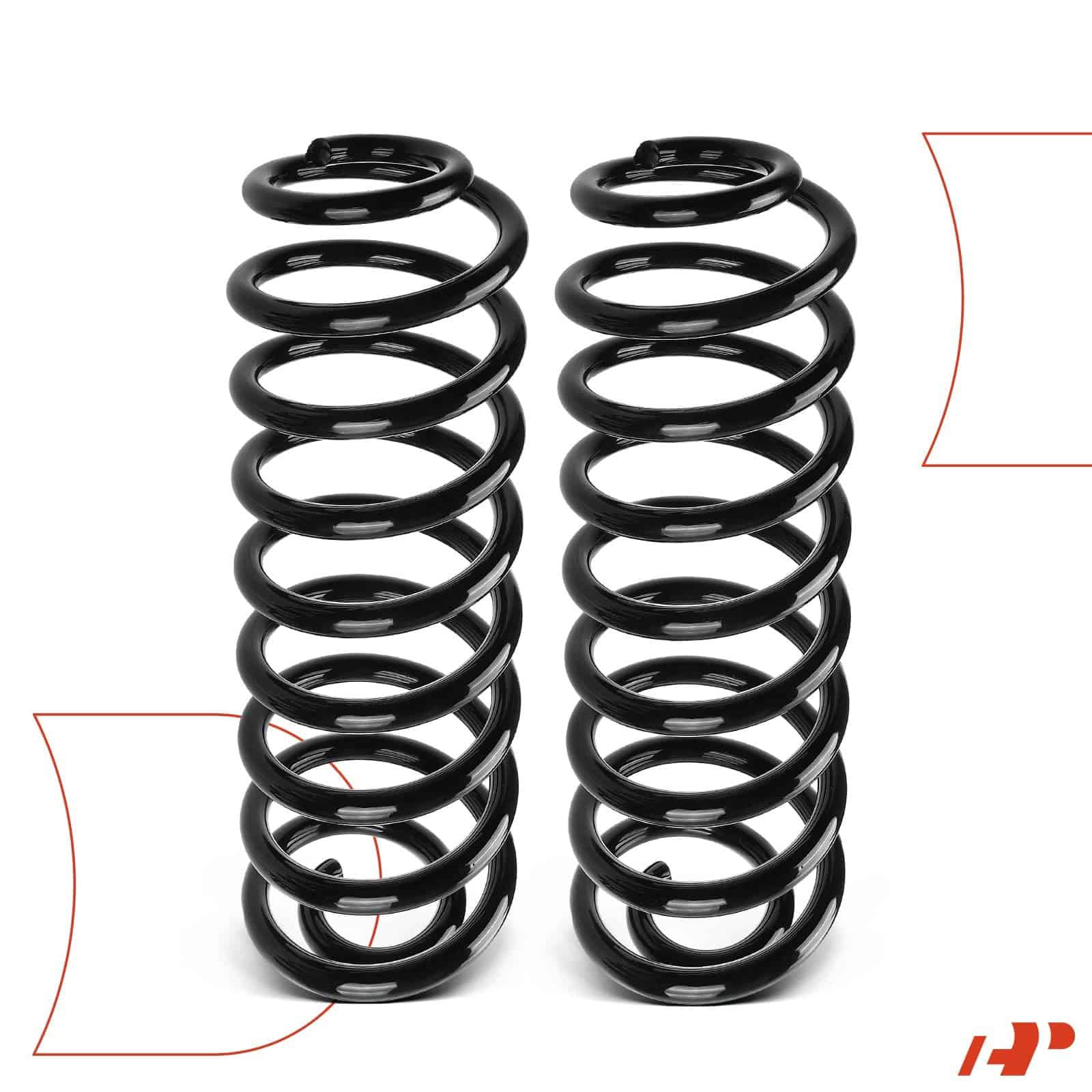 Conjunto de 2 Resortes de Suspensión Trasera A-Premium - Imagen 10