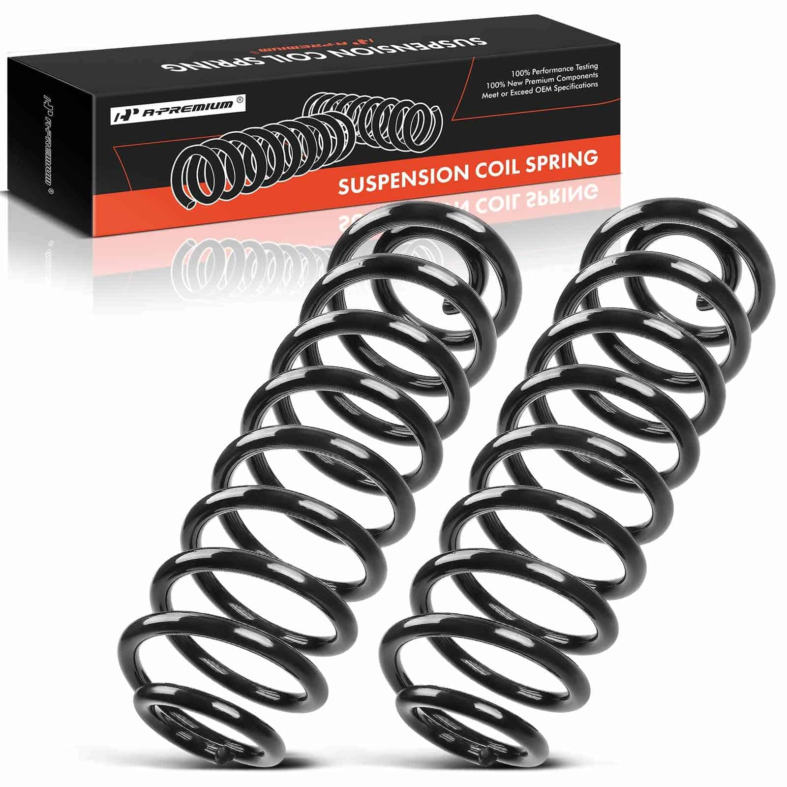 Conjunto de 2 Resortes de Suspensión Trasera A-Premium