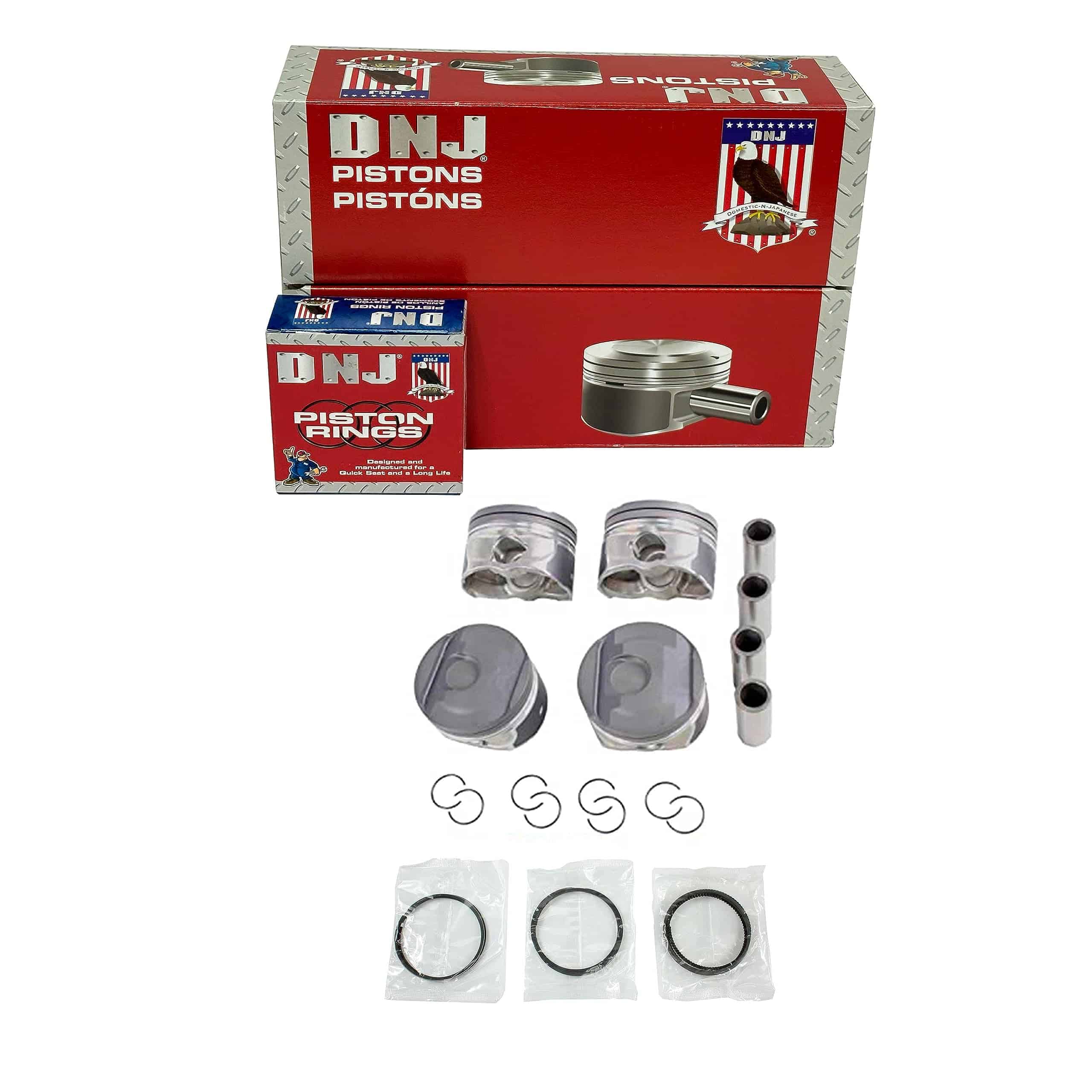 Kit de pistones y anillos DNJ PRK348 para Buick Cadillac