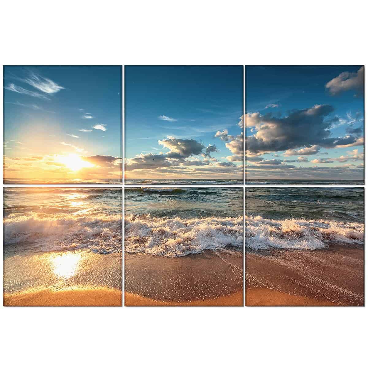 Paneles acústicos de arte EVENRISING, 72"x48"x0.4", Paneles