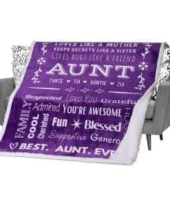 FILO ESTILO Regalos para Tías, Manta de Tía, Regalos para