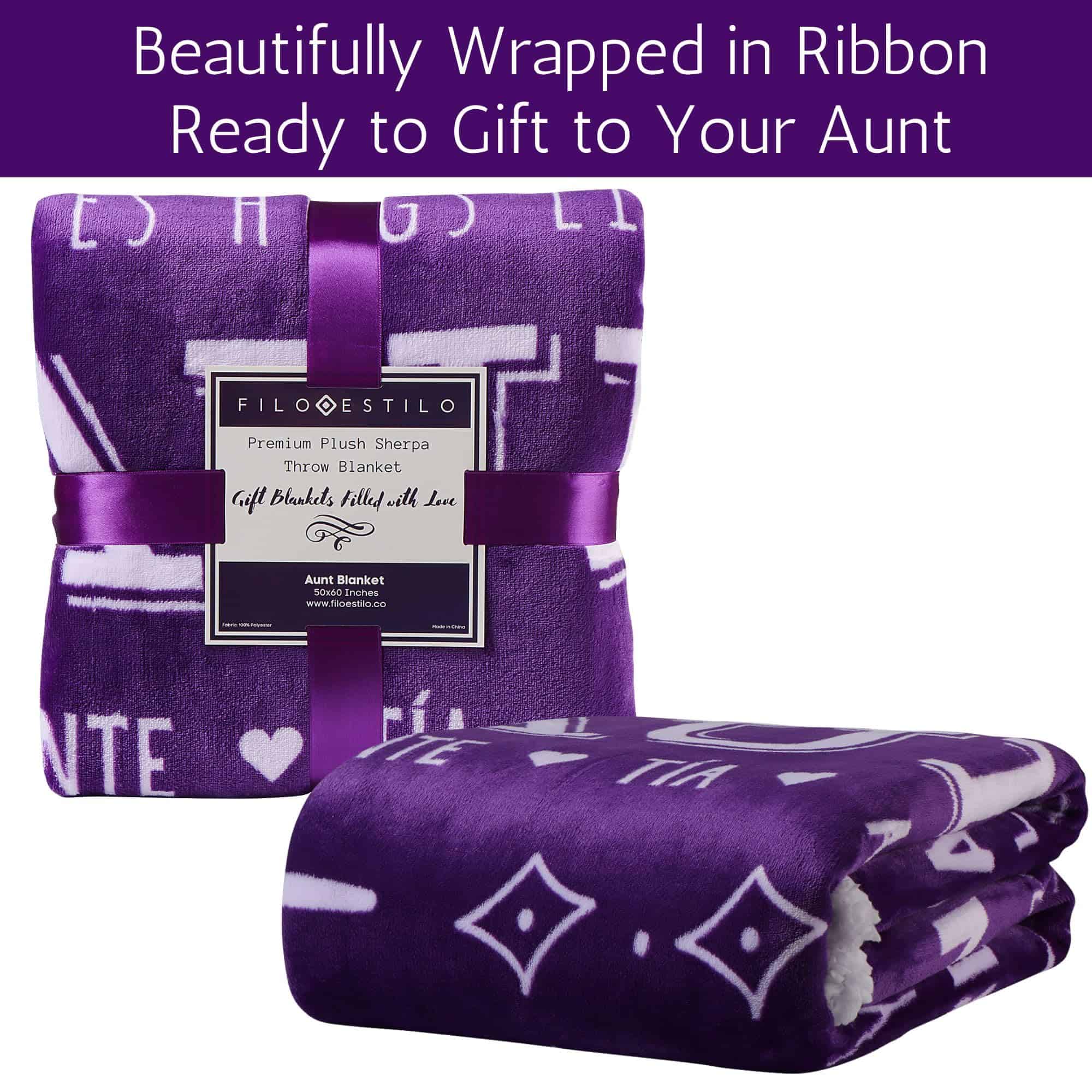 FILO ESTILO Regalos para Tías, Manta de Tía, Regalos para - Imagen 9