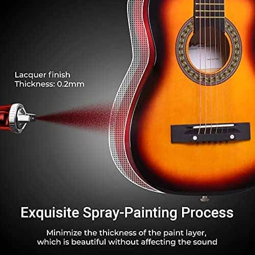 ADM Guitarra Acústica Clásica para Principiantes de 30 - Imagen 9