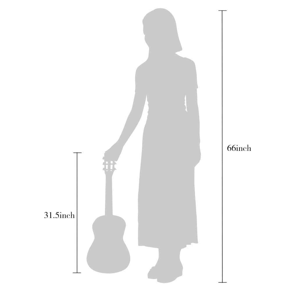 Guitarra Clásica Acústica para Principiantes ADM de 30 - Imagen 10