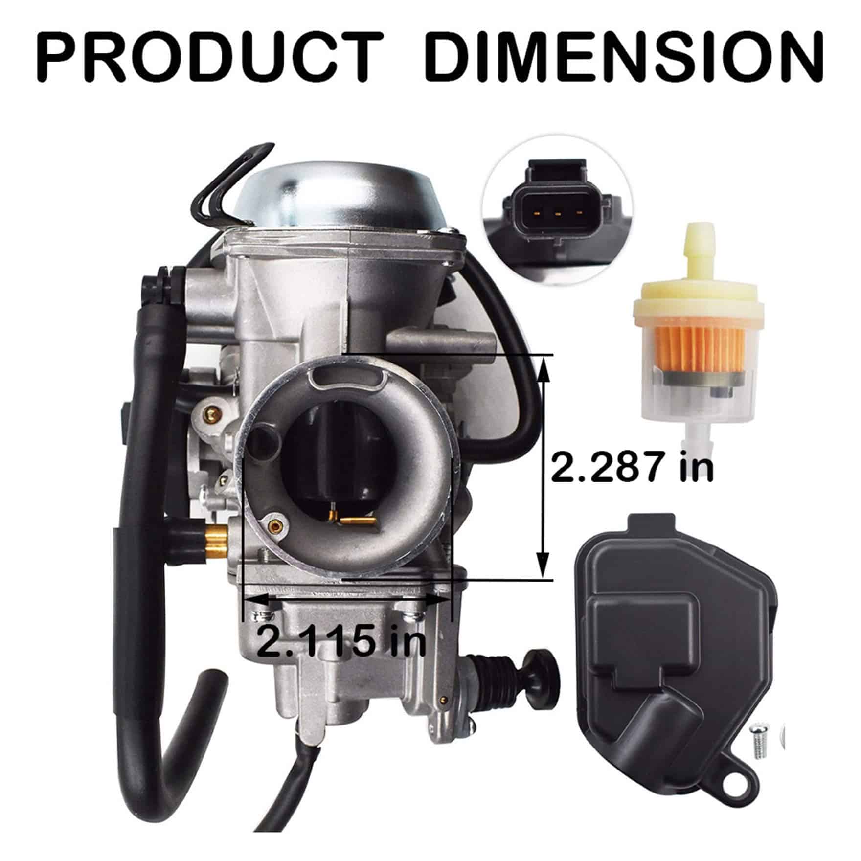 Carburador 16100-HN2-013 Carb Compatible con Honda Foreman - Imagen 10