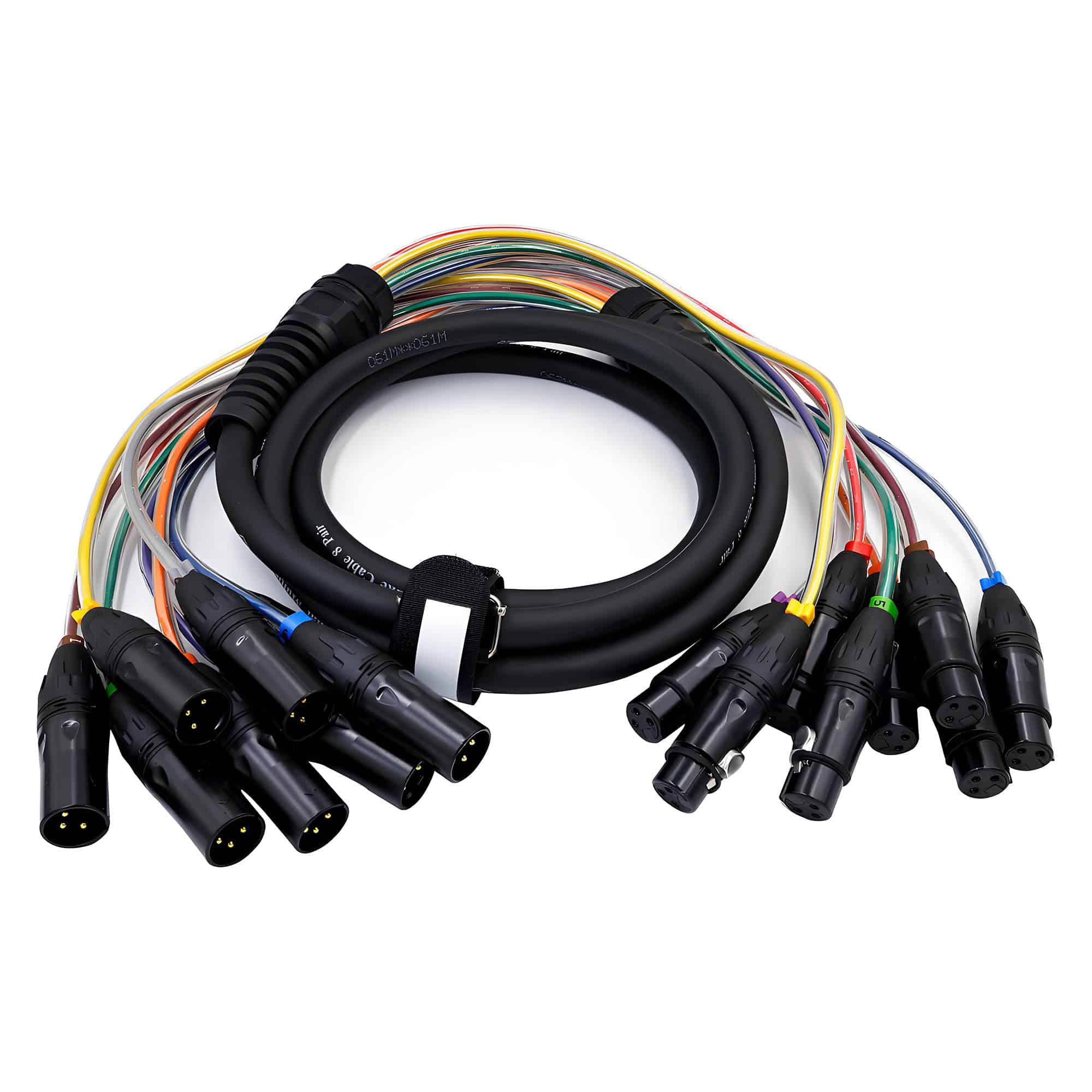 Cable serpiente profesional BESCOOS Toronce de 8 canales,