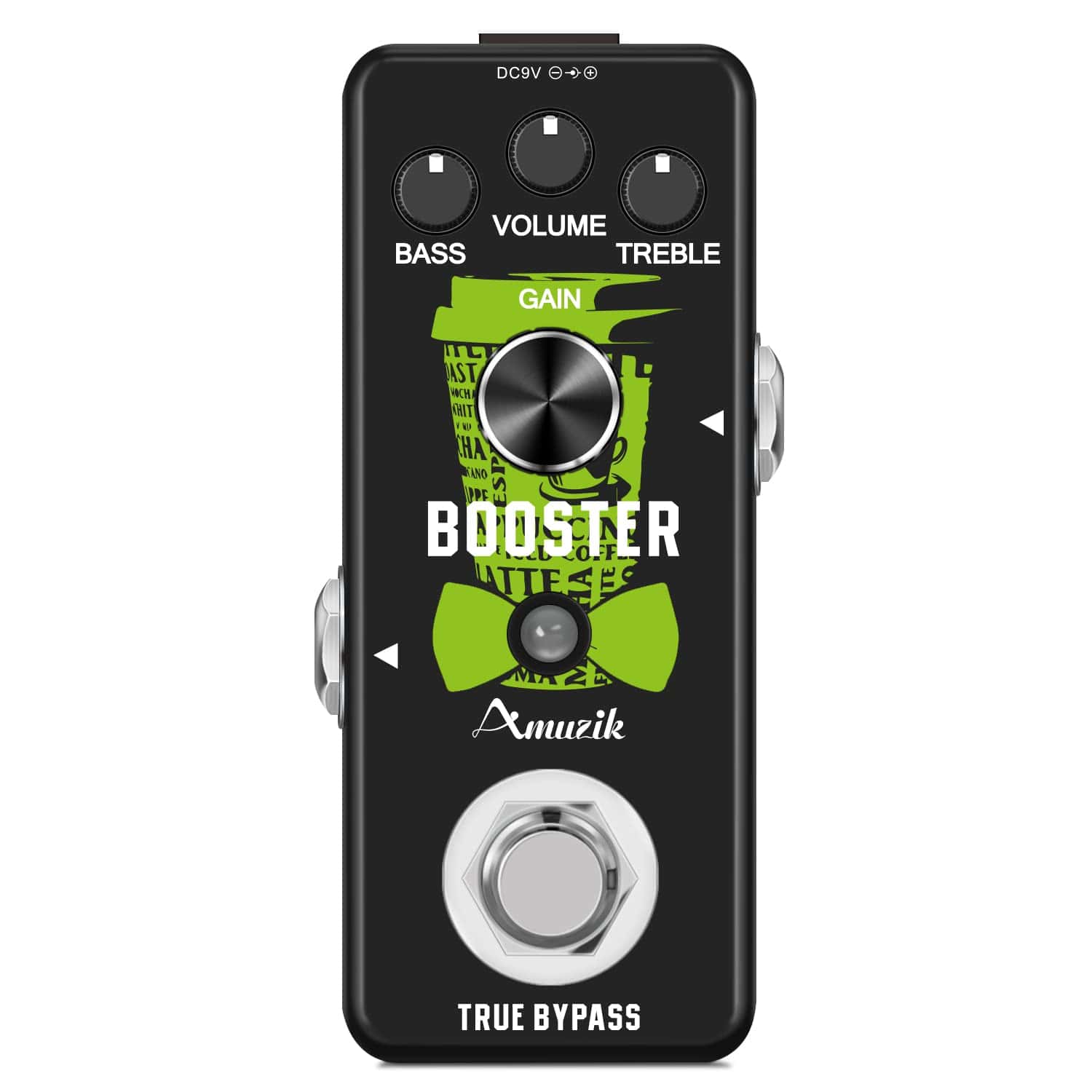 Pedal de Efecto de Guitarra Amuzik Booster Pedal Analógico