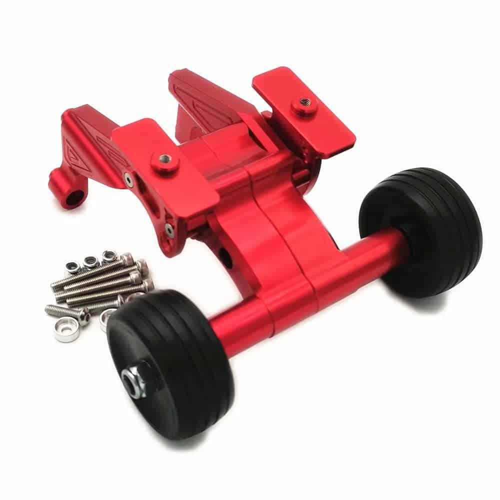 Soporte de Ala Trasera de Aluminio y Barra de Caballito