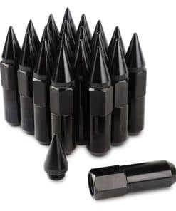 20PCS 60MM Tuercas de Puntas de Acero Extendidas para