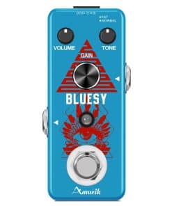 Pedal de Efecto de Distorsión Analógica Vintage Bluesy