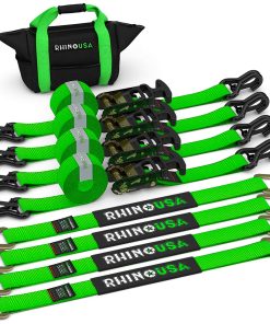 Correas de Amarre con Trinquete para Automóvil Rhino USA -