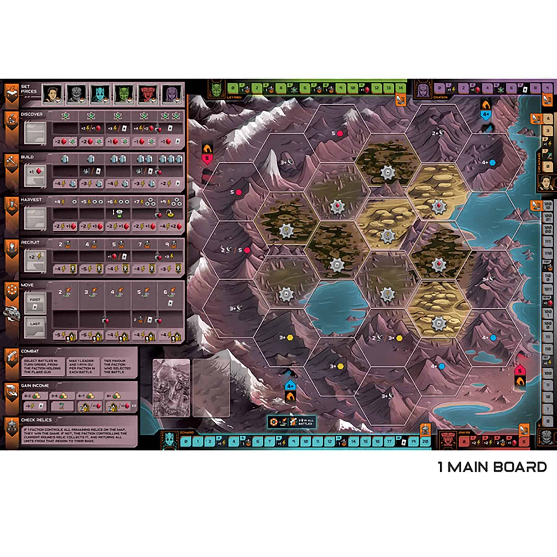 Renegade Game Studios Circadians: Chaos Order - Juego de - Imagen 8