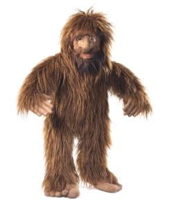 Marioneta de mano de Sasquatch Folkmanis, Marrón