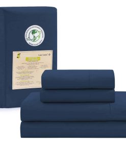 Juego de sábanas de algodón orgánico LANE LINEN 100% para