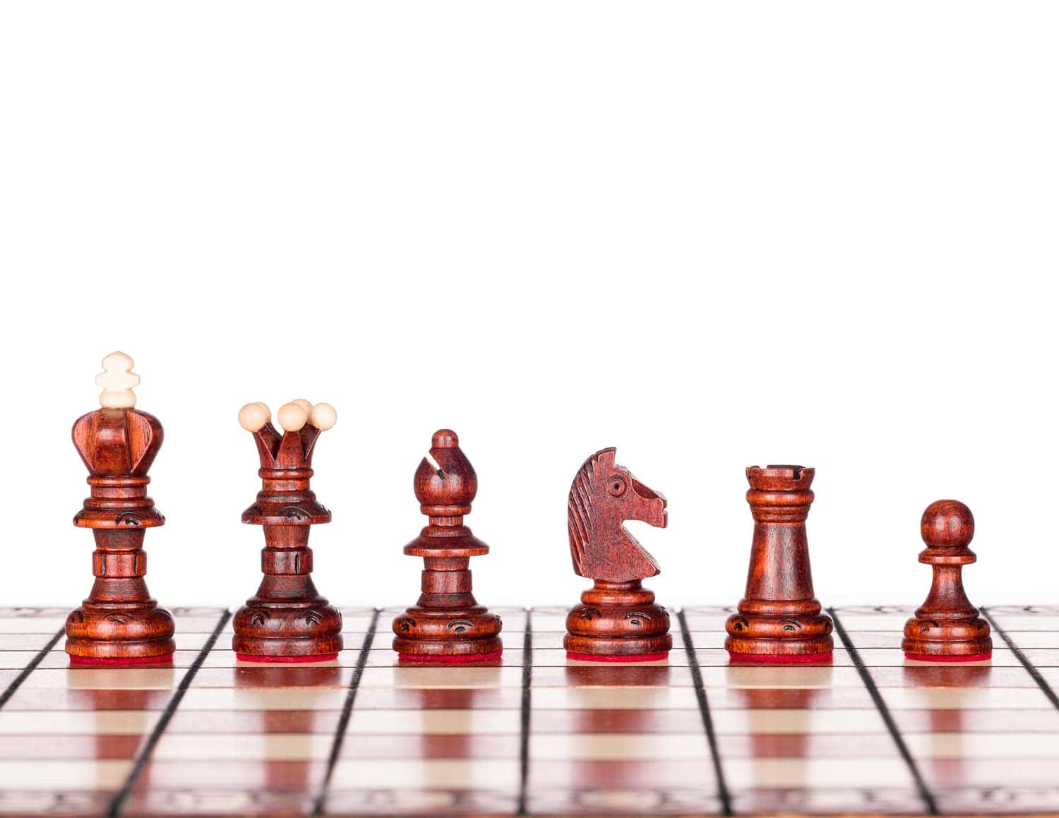 Hermoso Juego de Ajedrez de Madera Hecho a Mano -Marrón - Imagen 4