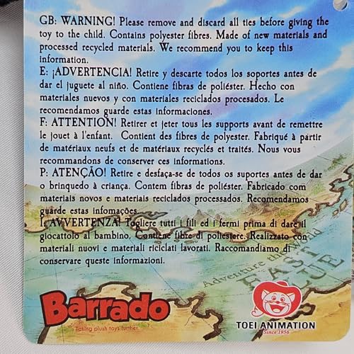 Peluche de Personajes de One Piece - BARRADO - 28 cm - - Imagen 7