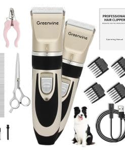 Cortadora de Pelo para Perros Greenvine, Bajo Ruido,