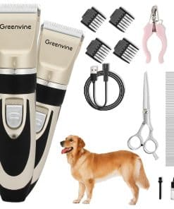 Kit de Cortadora de Pelo Eléctrica para Mascotas Greenvine,