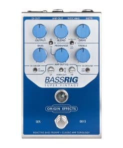 Pedal de Efectos Preamp Vintage Super BASSRIG de Origin