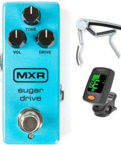 Paquete de Pedal de Overdrive Briskdrop MXR M294 con Capo