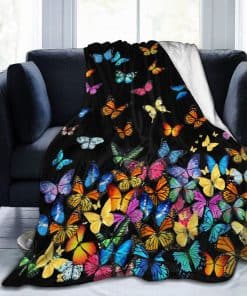 Manta de Mariposa Hermosa Manta de Lana de Mariposa Ultra