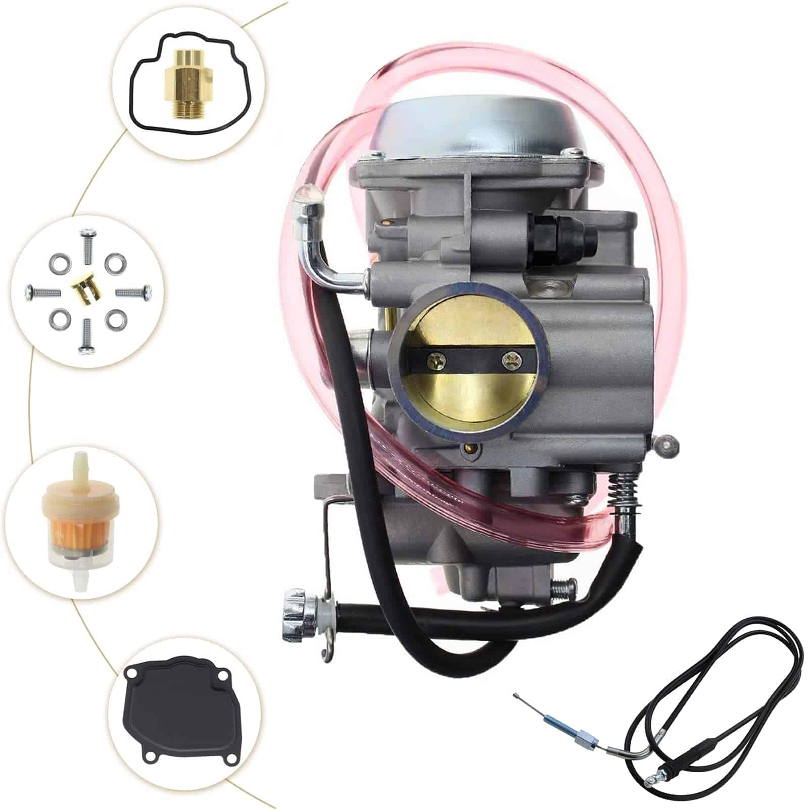 Carburador y Cable del Acelerador para Arctic Cat 400