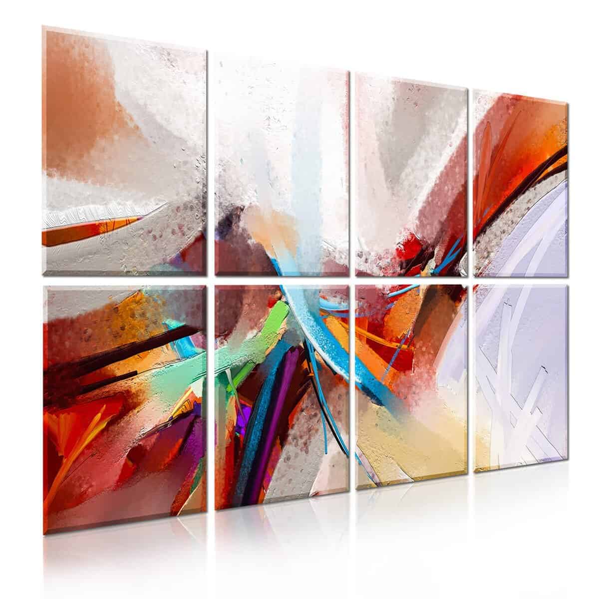 Ruonin.X 8 Pack Panel Acústico Decorativo de Arte .47"x 31"