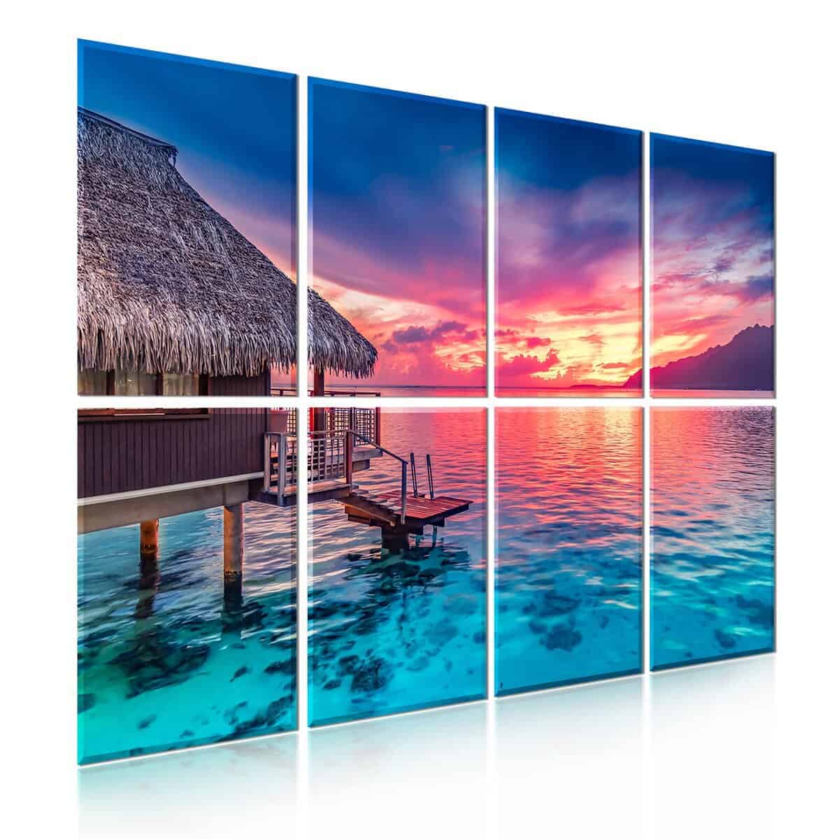 Ruonin.X 8 Pack Decorative Art Acoustic Panel .47"x 31"