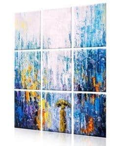 Panel de Arte Acústico Ruonin.X de 9 Piezas. Panel de 35"x