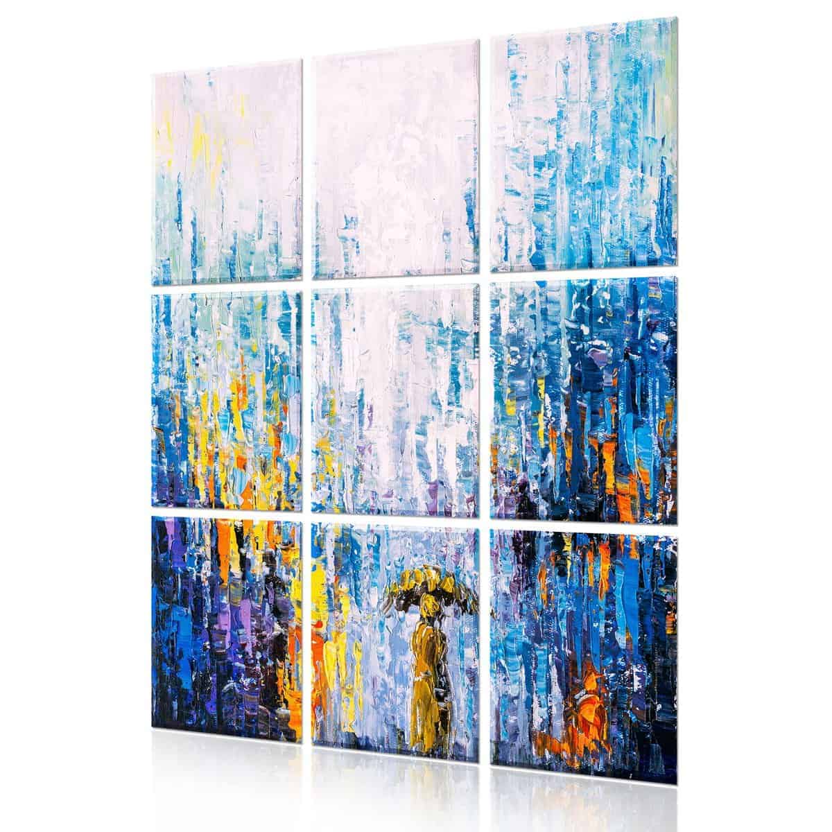 Panel de Arte Acústico Ruonin.X de 9 Piezas. Panel de 35"x