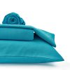 Juego de Sábanas y Fundas de Almohada de -Turquesa