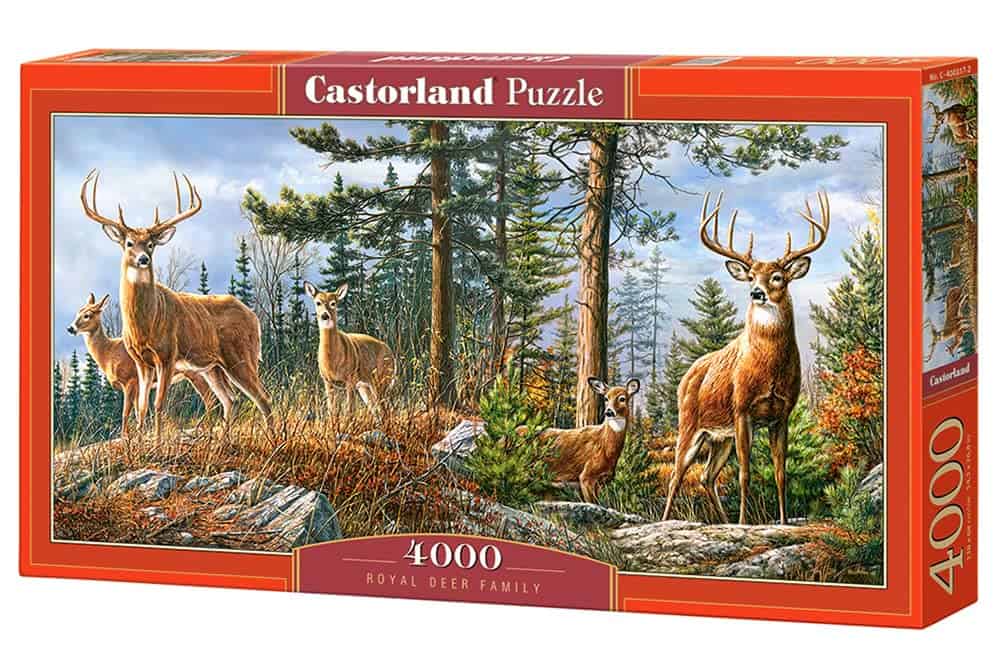 Castorland - Familia Real de Ciervos - Puzzle de 4000