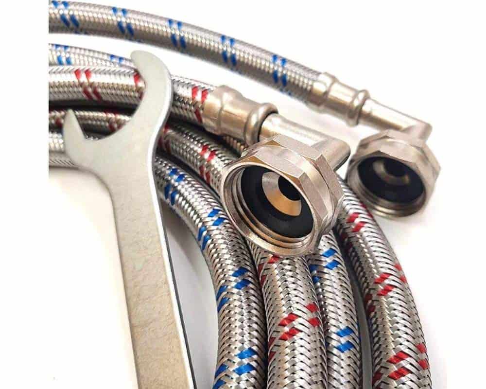 Mangueras para Lavadora de Acero Inoxidable Trenzado (16FT) - Imagen 10