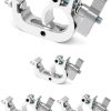 Abrazadera para luces de escenario QWORK, Paquete de 4, 150