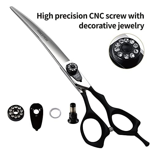 Tijeras de Aseo para Perros Profesionales Curvadas Fenice - Imagen 5