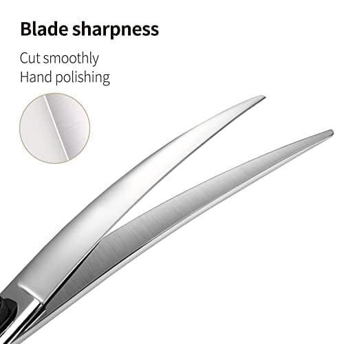 Tijeras de Aseo para Perros Profesionales Curvadas Fenice - Imagen 4